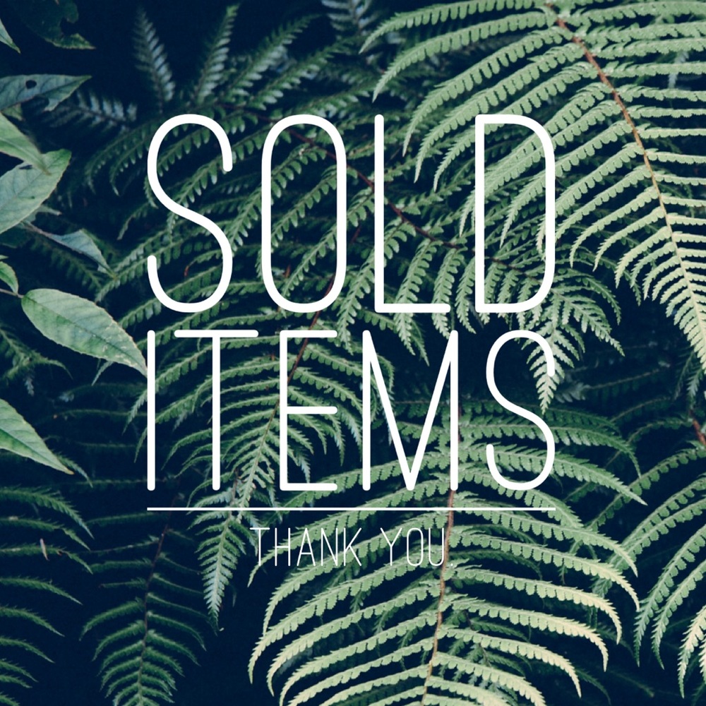 ~SOLD ITEMS~